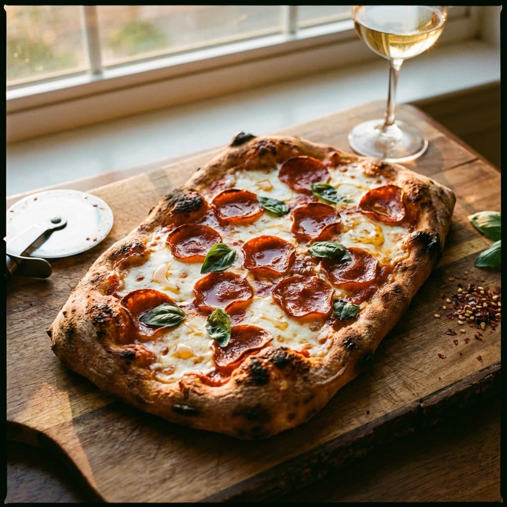 Pepperoni Pizza & 10 Small Wings